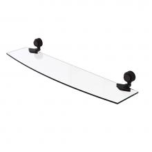 Allied Brass 433D/24-ABZ - Venus Collection 24 Inch Glass Shelf with Dotted Accents