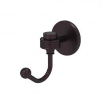 Allied Brass 7120G-ABZ - Satellite Orbit One Robe Hook with Groovy Accents