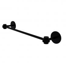 Allied Brass 7131D/36-BKM - Satellite Orbit One Collection 36 Inch Towel Bar with Dotted Accents