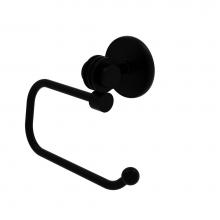 Allied Brass 7224ED-BKM - Satellite Orbit Two Collection Euro Style Toilet Tissue Holder with Dotted Accents