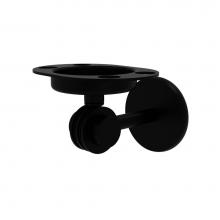 Allied Brass 7226D-BKM - Satellite Orbit Two Collection Tumbler and Toothbrush Holder with Dotted Accents