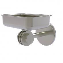 Allied Brass 7232D-SN - Satellite Orbit Two Collection Wall Mounted Soap Dish with Dotted Accents