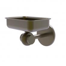 Allied Brass 7232T-ABR - Satellite Orbit Two Collection Wall Mounted Soap Dish with Twisted Accents