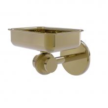 Allied Brass 7232T-UNL - Satellite Orbit Two Collection Wall Mounted Soap Dish with Twisted Accents