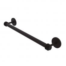 Allied Brass 7251D/30-ORB - Satellite Orbit Two Collection 30 Inch Towel Bar with Dotted Detail