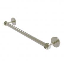 Allied Brass 7251D/36-PNI - Satellite Orbit Two Collection 36 Inch Towel Bar with Dotted Detail