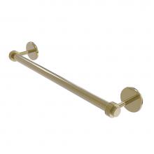 Allied Brass 7251G/24-UNL - Satellite Orbit Two Collection 24 Inch Towel Bar with Groovy Detail