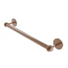 Allied Brass 7251T/24-BBR - Satellite Orbit Two Collection 24 Inch Towel Bar with Twist Detail