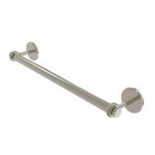 Allied Brass 7251T/24-PNI - Satellite Orbit Two Collection 24 Inch Towel Bar with Twist Detail
