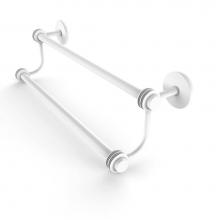 Allied Brass 7272D/18-WHM - 18 Inch Double Towel Bar