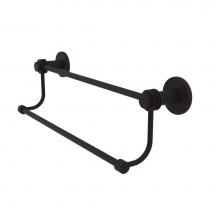 Allied Brass 9072D/36-ORB - Mercury Collection 36 Inch Double Towel Bar with Dotted Accents