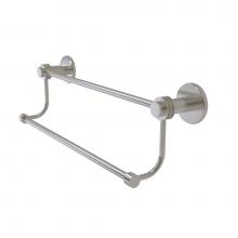 Allied Brass 9072D/36-SN - Mercury Collection 36 Inch Double Towel Bar with Dotted Accents