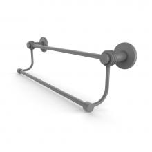 Allied Brass 9072G/24-GYM - Mercury Collection 24 Inch Double Towel Bar with Groovy Accents