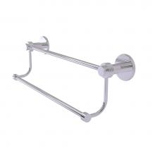 Allied Brass 9072G/30-PC - Mercury Collection 30 Inch Double Towel Bar with Groovy Accents