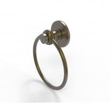 Allied Brass 916T-ABR - Mercury Collection Towel Ring with Twist Accent