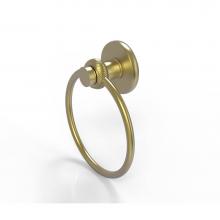 Allied Brass 916T-SBR - Mercury Collection Towel Ring with Twist Accent