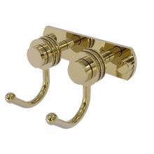 Allied Brass 920D-2-UNL - Mercury Collection 2 Position Multi Hook with Dotted Accent