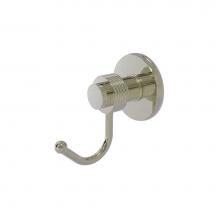 Allied Brass 920G-PNI - Mercury Collection Robe Hook with Groovy Accents