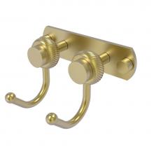 Allied Brass 920T-2-SBR - Mercury Collection 2 Position Multi Hook with Twisted Accent