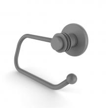 Allied Brass 924ED-GYM - Mercury Collection Euro Style Toilet Tissue Holder with Dotted Accents