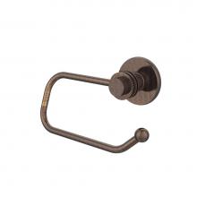 Allied Brass 924ED-VB - Mercury Collection Euro Style Toilet Tissue Holder with Dotted Accents