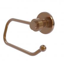 Allied Brass 924EG-BBR - Mercury Collection Euro Style Toilet Tissue Holder with Groovy Accents
