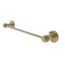 Allied Brass 931D/30-UNL - Mercury Collection 30 Inch Towel Bar with Dotted Accent