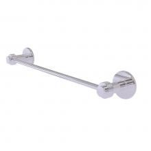 Allied Brass 931G/24-PC - Mercury Collection 24 Inch Towel Bar with Groovy Accent