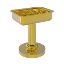 Allied Brass 956T-PB - Vanity Top Soap Dish with Twisted Accents