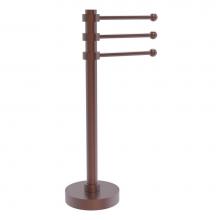 Allied Brass 973-CA - Vanity Top 3 Swing Arm Guest Towel Holder