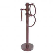 Allied Brass 983-CA - Vanity Top 3 Towel Ring Guest Towel Holder