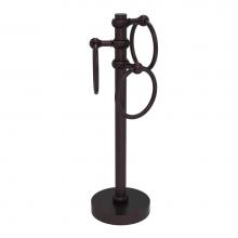 Allied Brass 983T-ABZ - Vanity Top 3 Towel Ring Guest Towel Holder with Twisted Accents