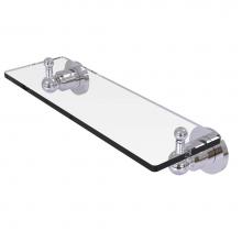 Allied Brass AP-1/16-PC - Astor Place 16 inch Glass Vanity Shelf with Beveled Edges