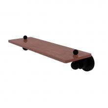 Allied Brass AP-1-16-IRW-BKM - Astor Place Collection 16 Inch Solid IPE Ironwood Shelf