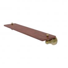 Allied Brass AP-1-22-IRW-SBR - Astor Place Collection 22 Inch Solid IPE Ironwood Shelf