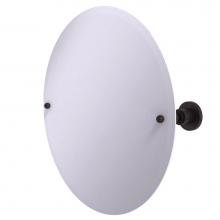 Allied Brass AP-90-VB - Frameless Round Tilt Mirror with Beveled Edge