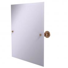 Allied Brass AP-92-BBR - Frameless Rectangular Tilt Mirror with Beveled Edge
