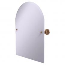 Allied Brass AP-94-BBR - Frameless Arched Top Tilt Mirror with Beveled Edge
