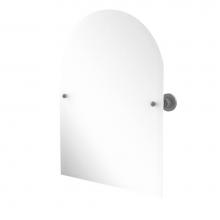 Allied Brass AP-94-GYM - Frameless Arched Top Tilt Mirror with Beveled Edge