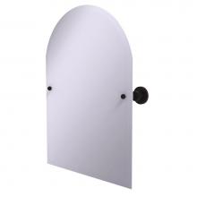 Allied Brass AP-94-ORB - Frameless Arched Top Tilt Mirror with Beveled Edge