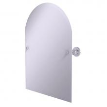 Allied Brass AP-94-PC - Frameless Arched Top Tilt Mirror with Beveled Edge