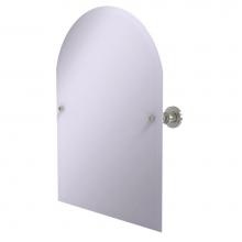 Allied Brass AP-94-SN - Frameless Arched Top Tilt Mirror with Beveled Edge