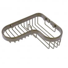 Allied Brass BSK-225LA-ABR - Corner Combination Shower Basket