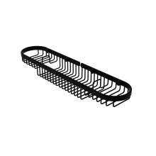 Allied Brass BSK-275LA-BKM - Oval Combination Shower Basket