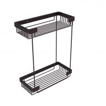 Allied Brass BSK-60DR-ABZ - Double Tier Rectangular Toiletry Shower Basket