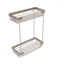 Allied Brass BSK-60DR-PEW - Double Tier Rectangular Toiletry Shower Basket