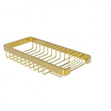 Allied Brass BSK-60SR-PB - Rectangular Combination Shower Basket