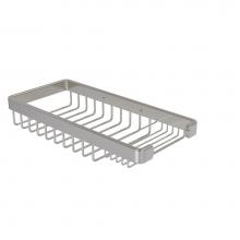 Allied Brass BSK-60SR-SN - Rectangular Combination Shower Basket