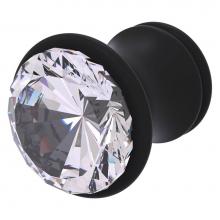 Allied Brass CC-10-BKM - Carolina Crystal Collection Cabinet Knob - Matte Black