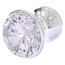 Allied Brass CC-10-PC - Carolina Crystal Collection Cabinet Knob - Polished Chrome